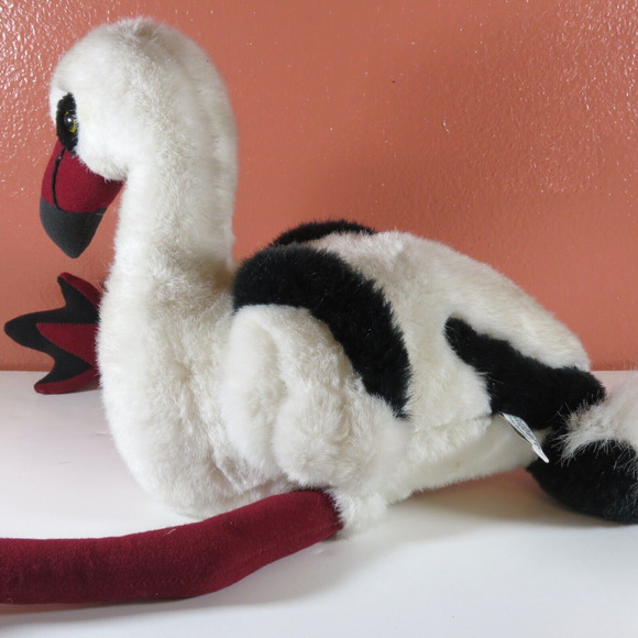 Vintage Russ Berrie Plush White Stork FLAUBERT Caress Soft Pets 23" Stuffed Bird - Picture 5 of 16